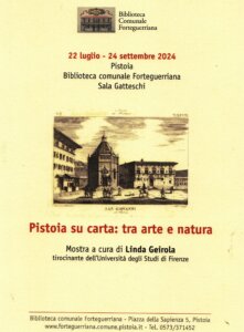 La mostra "Pistoia su carta: fra arte e natura"