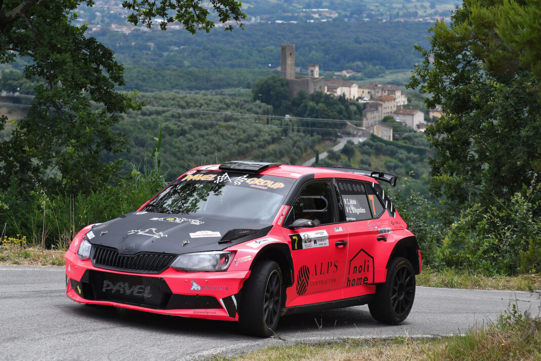 Claudio Vona e Simone D'Agostino protagonisti per Pavel Group al Rally 'Città di Torino' (foto ufficio stampa)