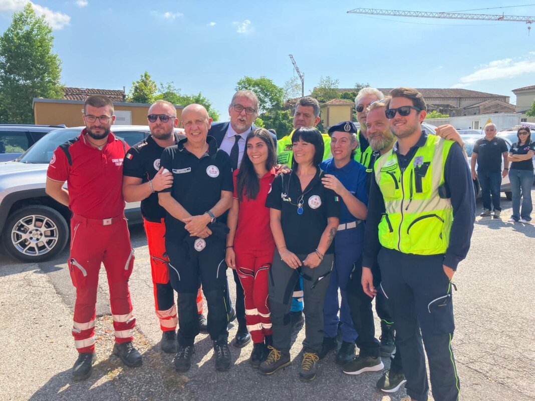 Cambiamenti climatici e alluvioni, il capo della protezione civile in visita alla centrale Cross