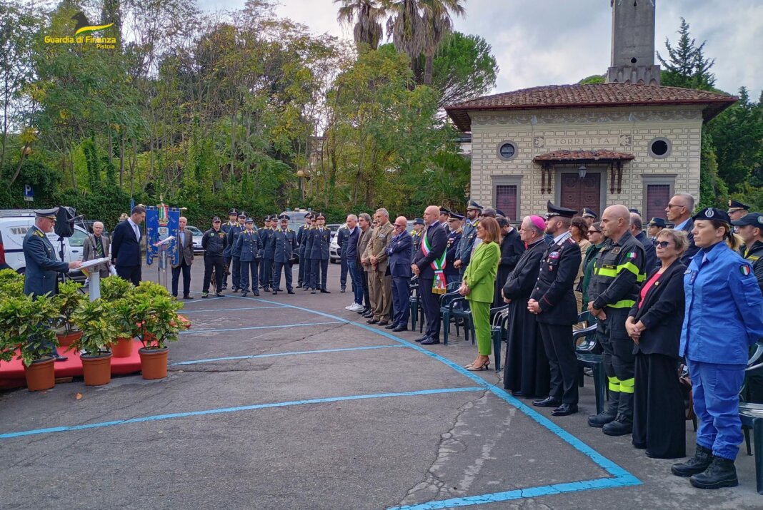 Fiamme gialle in festa per San Matteo a Montecatini: inaugurata una stele commemorativa