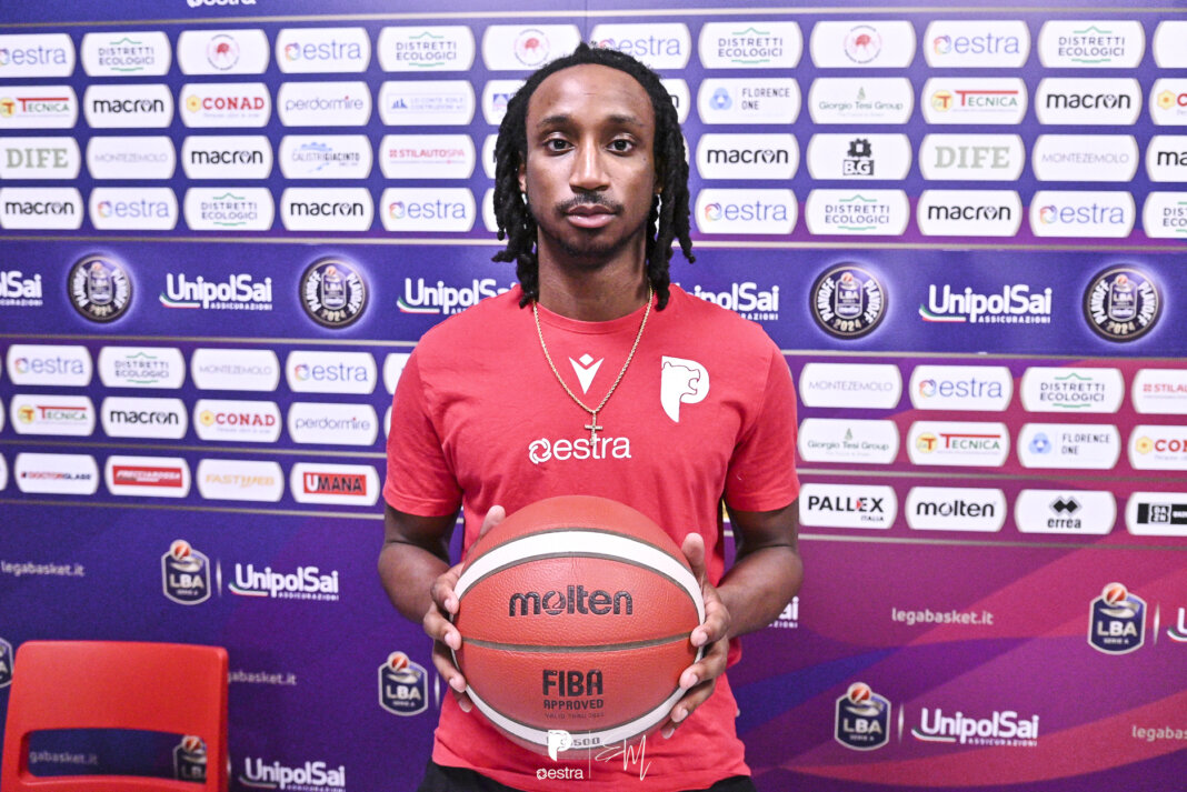 Michael Forrest, play del Pistoia Basket 2000 (foto ufficio stampa)