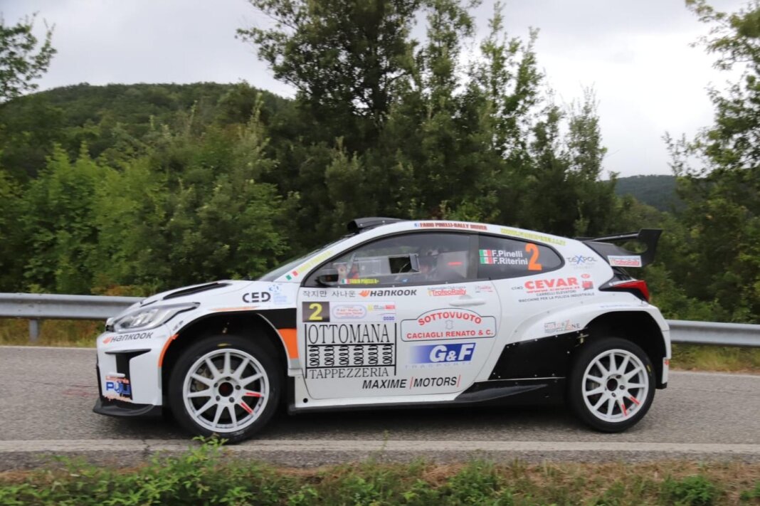 Fabio Pinelli nella top ten del Rally di Casciana Terme