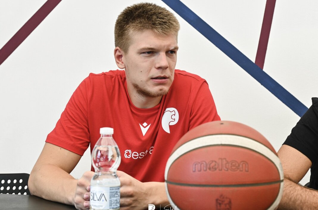 Karlis Silins, ala/pivot del Pistoia Basket 2000 fra i possibili protagonisti della prossima stagione