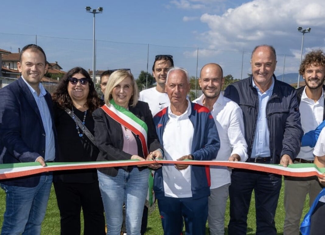 Inaugurato a Pieve a Nievole l'ampliamento del campo della Palagina