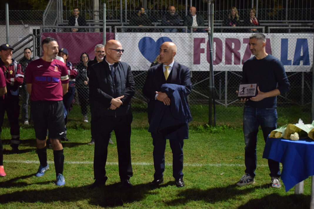 Polizia in campo per la sfida Piatoia-Prato in ricordo di Vittorio e Lorenzo