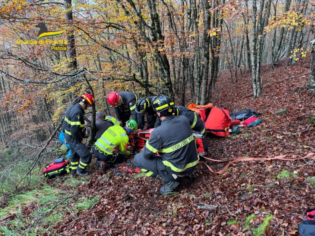 Soccorso alpino della Guardia di Finanza, un inverno di interventi sulla montagna pistoiese