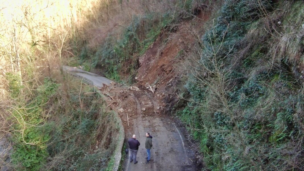 Ancora attivo il fronte di frana sulla provinciale 34 in Val di Forfora