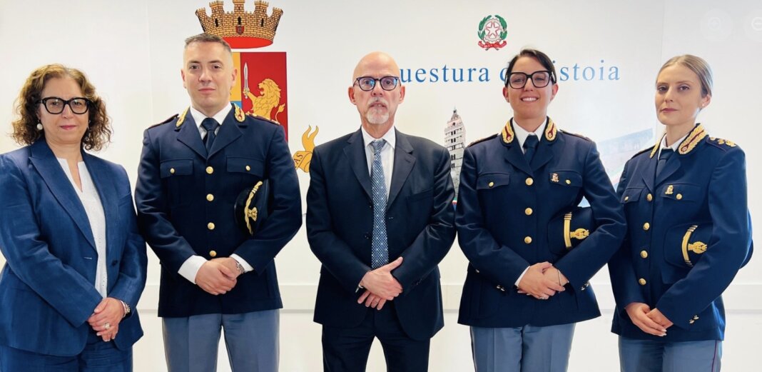 Tre nuovi funzionari in questura a Pistoia: un vicequestore e due commissari
