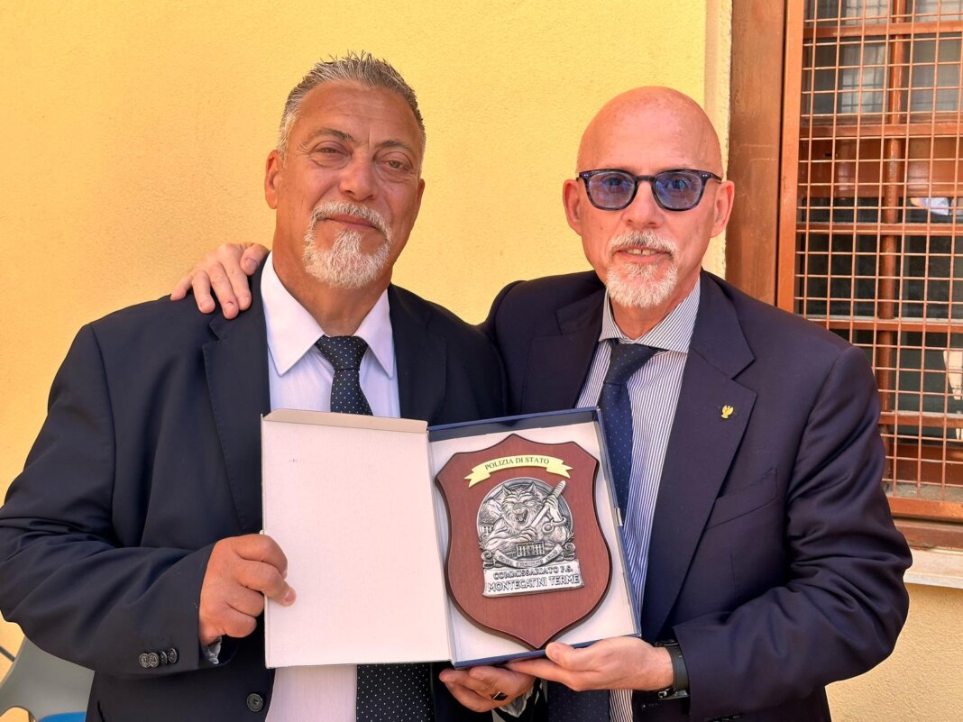 In pensione il vicequestore Fabio Pichierri: commiato in commissariato a Montecatini