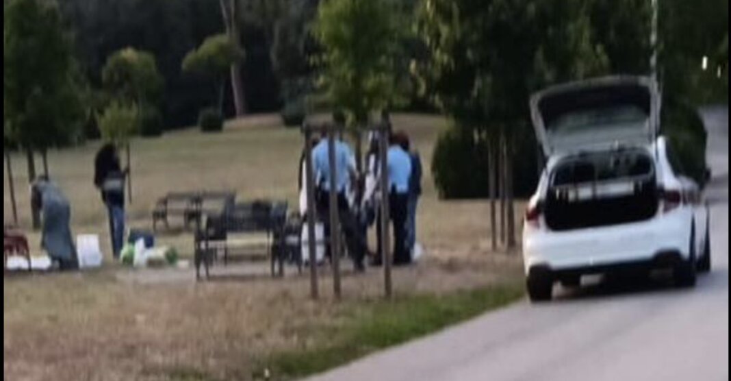 Tentano di allestire un pic nic abusivo nel parco: arrivano le forze dell'ordine