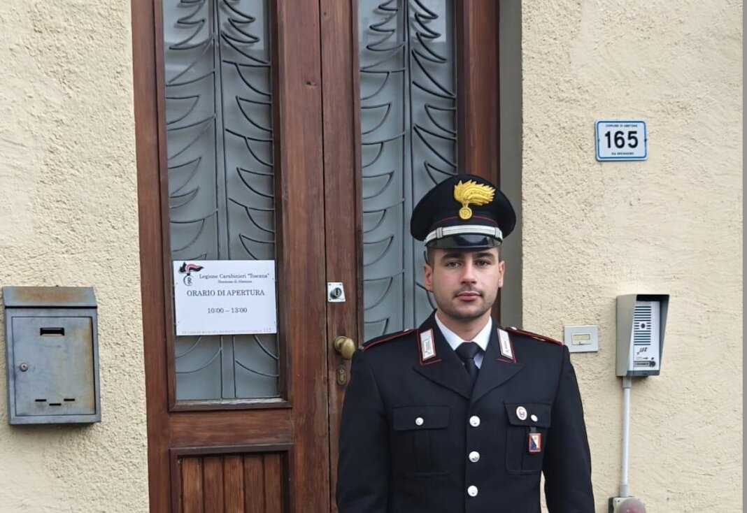 Il maresciallo Gabriele Cherubini nuovo comandante della stazione dei carabinieri di Abetone