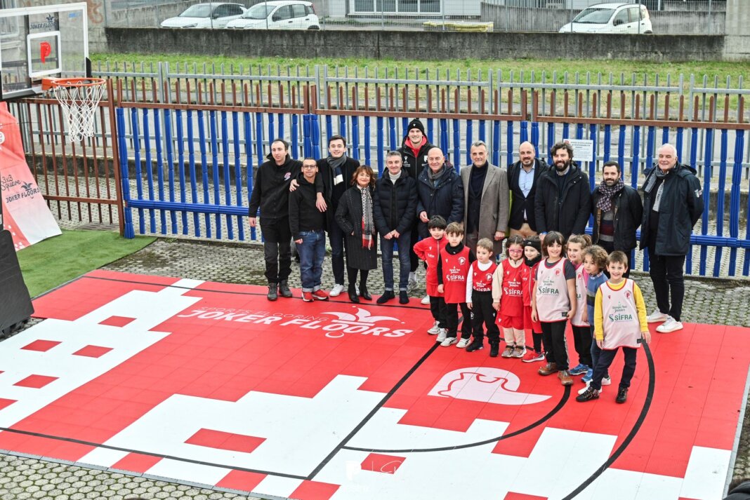 Inaugurato dal Pistoia Basket 2000 un nuovo playground a disposizione della città