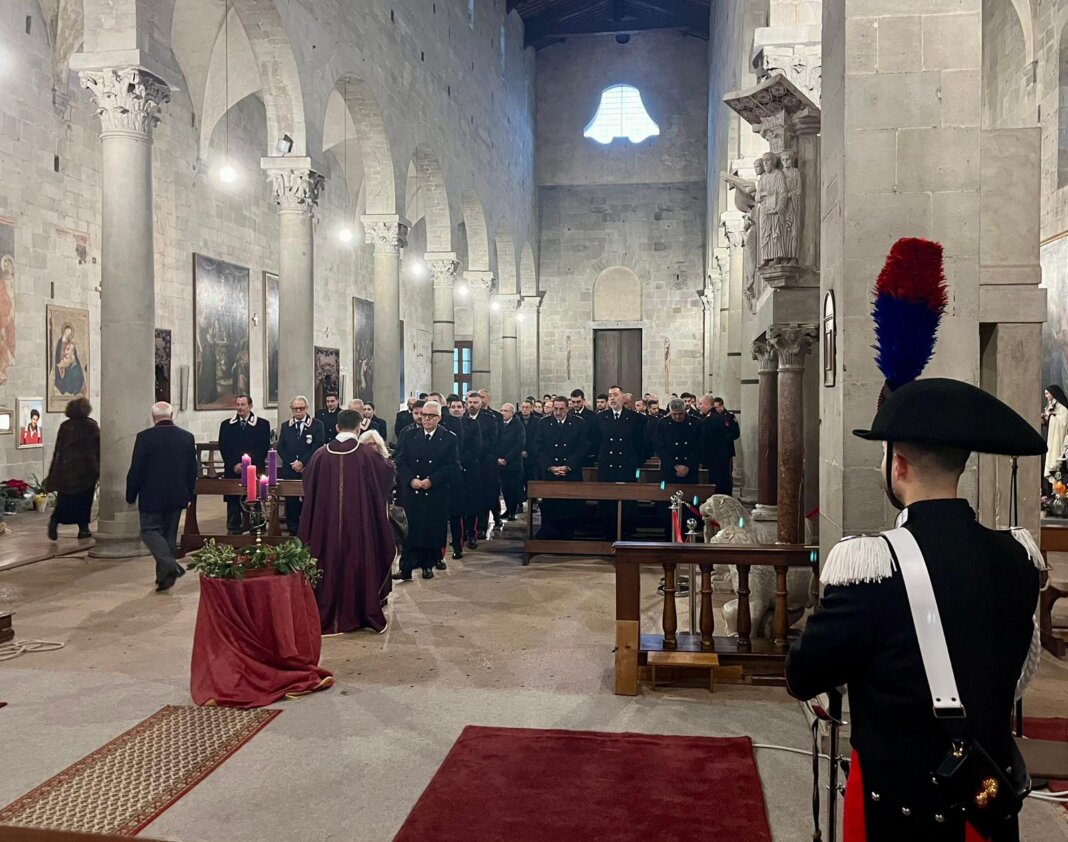 Celebrato dall'Arma dei carabinieri il precetto natalizio in San Bartolomeo in Pantano
