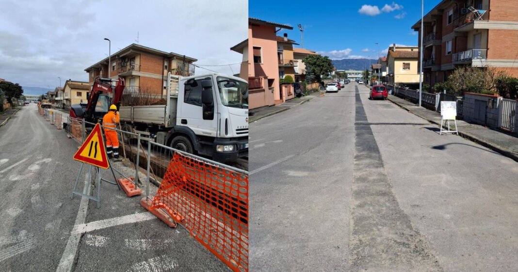 Lavori acquedotto