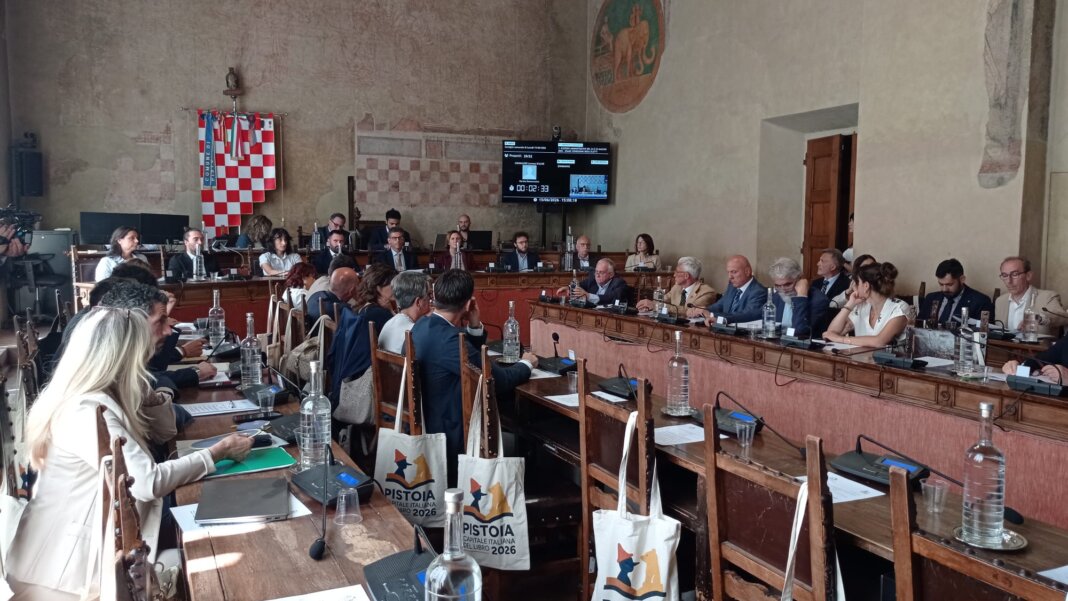 Prima seduta del consiglio comunale di Pistoia
