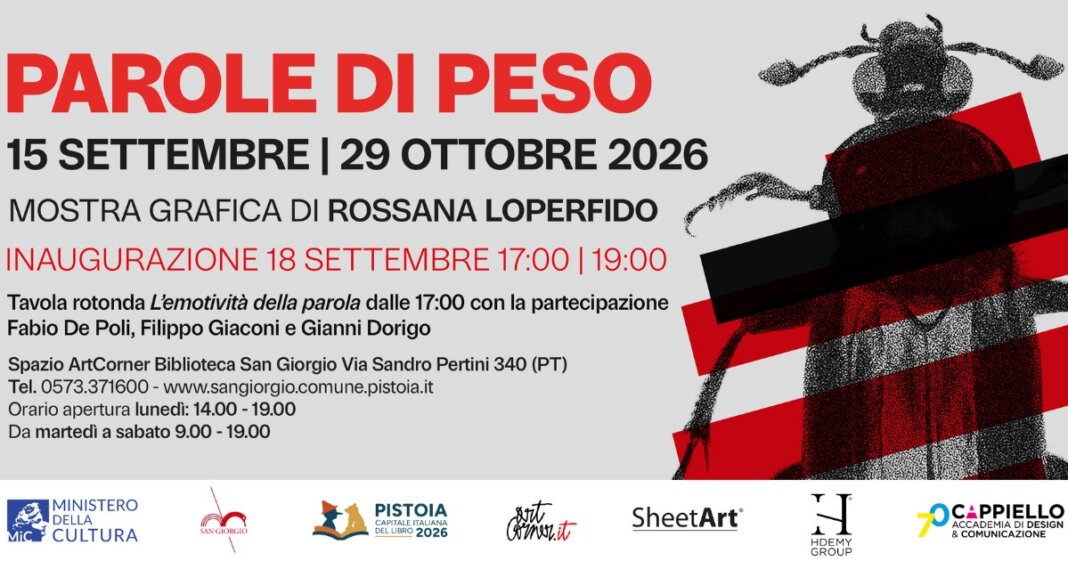 Parole di Peso, la nuova mostra fotografica alla San Giorgio.