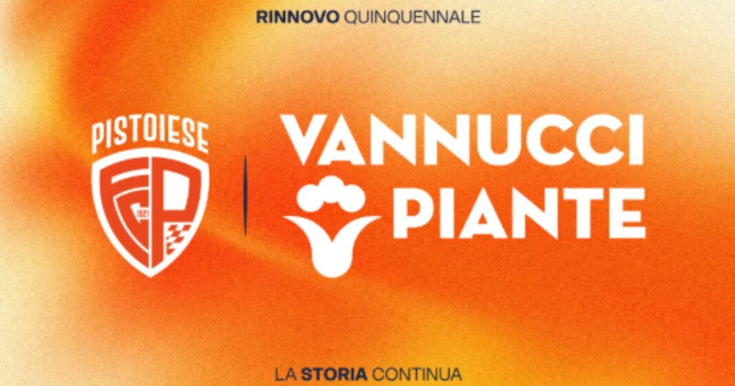Rinnovo dell'accordo tra Pistoiese e Vannucci Piante