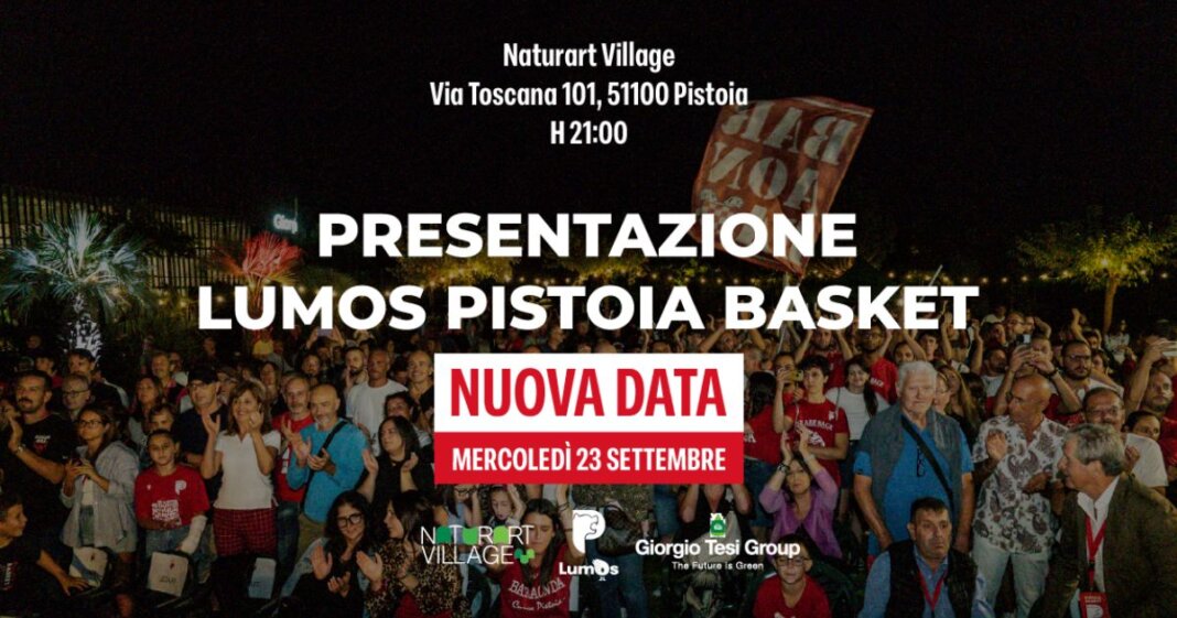 presentazione pistoia basket