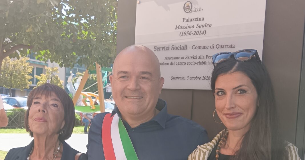 quarrata, palazzina dedicata a massimo sauleo