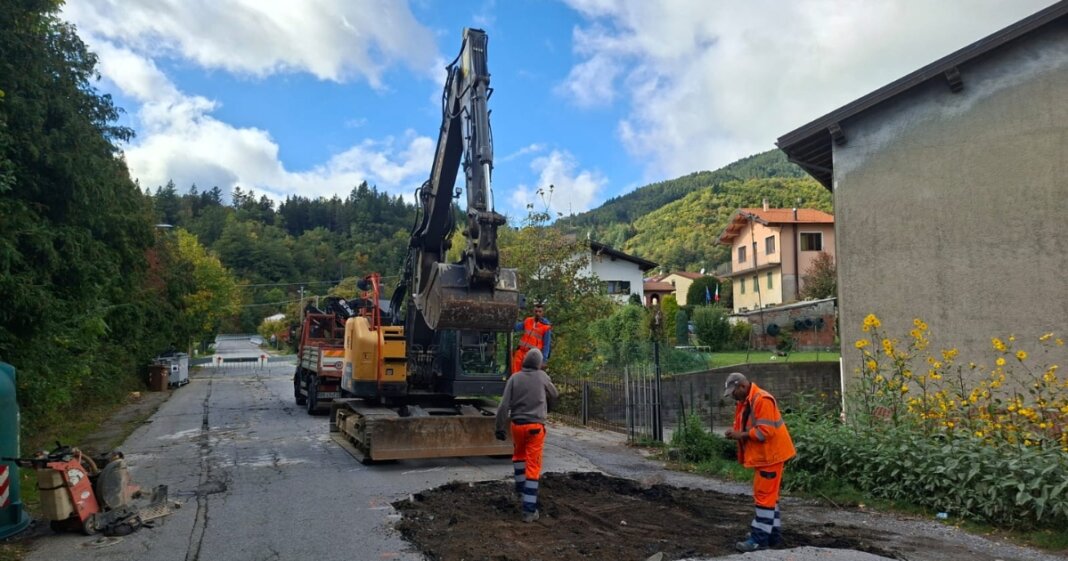 Lavori in zona Maresca