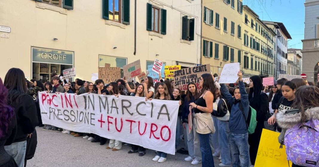 Proteste studentesche a Pistoia